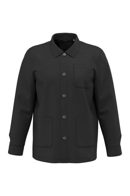 Veste worker écoresponsable délavée unisexe