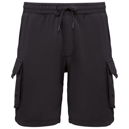 Short cargo écoresponsable délavé French Terry homme