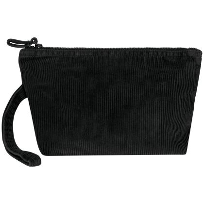 Pochette écoresponsable délavée en velours côtelé