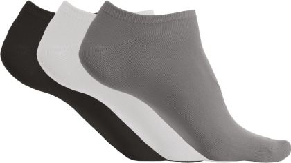 Socquettes microfibre unisexe - pack de 3 paires